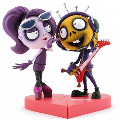 ZOMBIEDUMB FIGURE is unique in appearance and stand on a detachable heart-shaped foot
