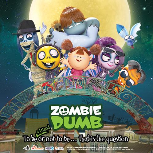 ZOMBIEDUMB Season 1, "The story that little zombies meet a human girl ‘Hana’ and become friends”